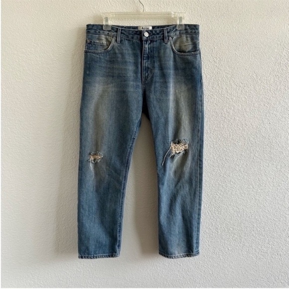 Acne Studios Pop Trash Distressed Straight Jeans - Picture 4 of 10